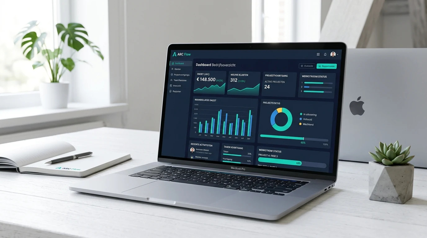 ARC Flow Dashboard Laptop